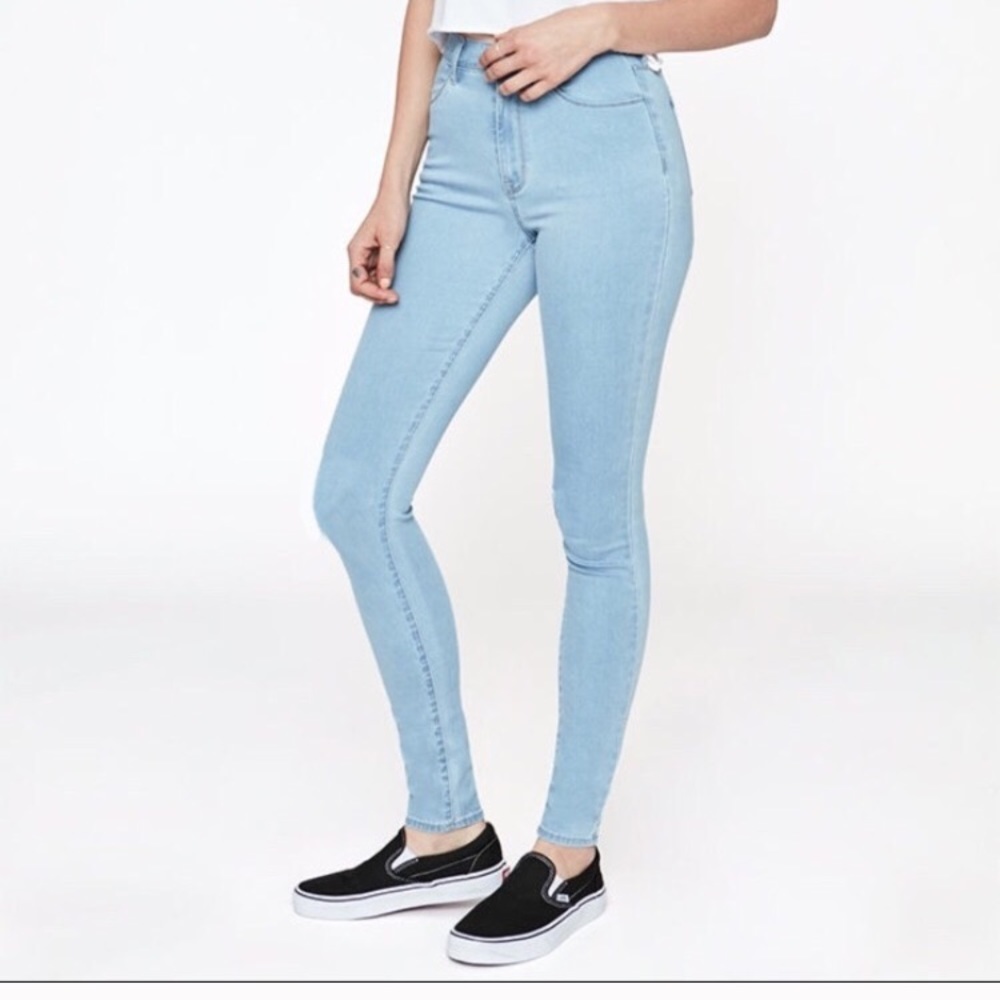 Pacsun Super High Rose Skinny Jeans